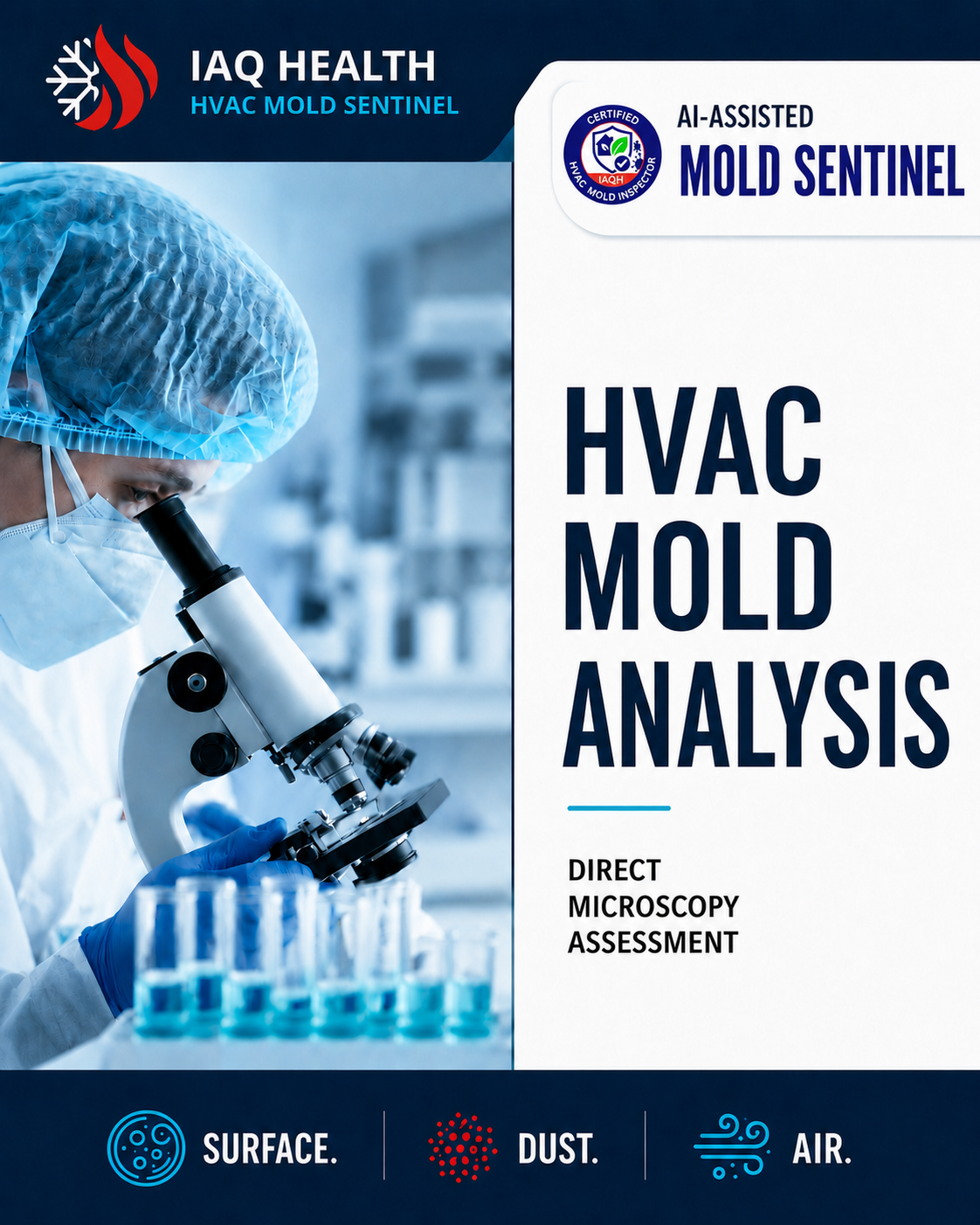 HVAC Mold Report cover (Direct Microscopy Assessment)