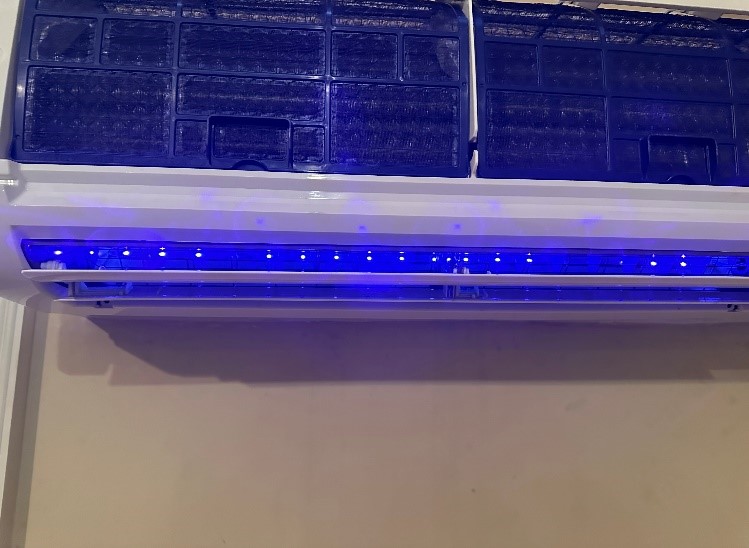 UV light for ductless AHU